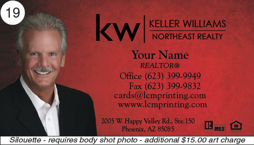 Keller Williams Business Card front 19